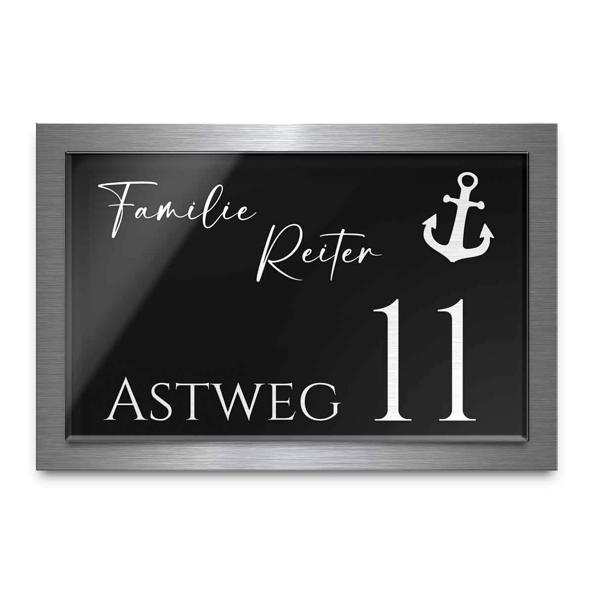 Hausnummer AV2A 18x12