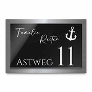 Hausnummer AV2A 18x12