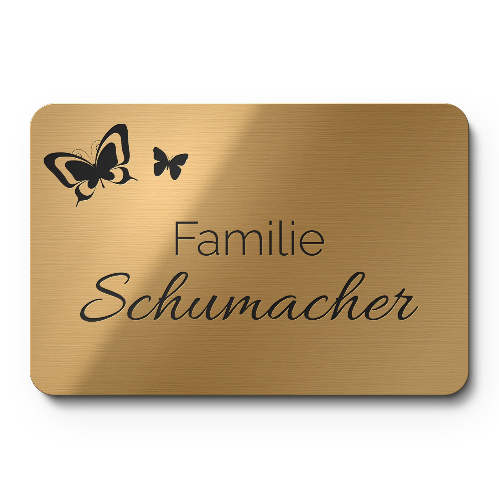 Türschild Kunststoff 9x6 a.E.